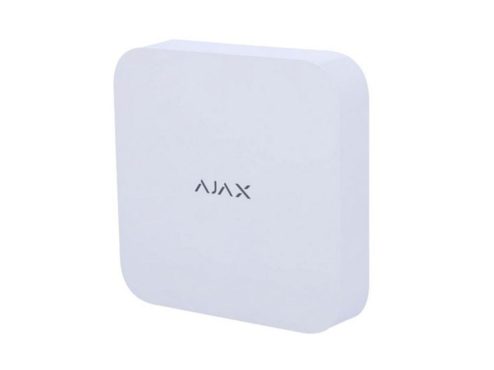 NVR 8 canale, 8MP 4K, stocare 1x SATA 16TB, 100Mbps, compatibil ONVIF, Ethernet, Bluetooth, IP20 Ajax NVR08(W)-70936