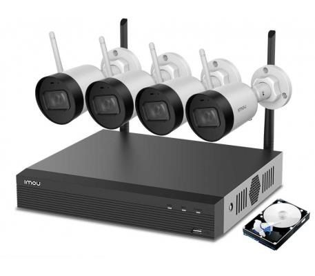 Sistem supraveghere IP Wireless Dahua IMOU KIT/NVR1104HS-W-4KS2/4-G22