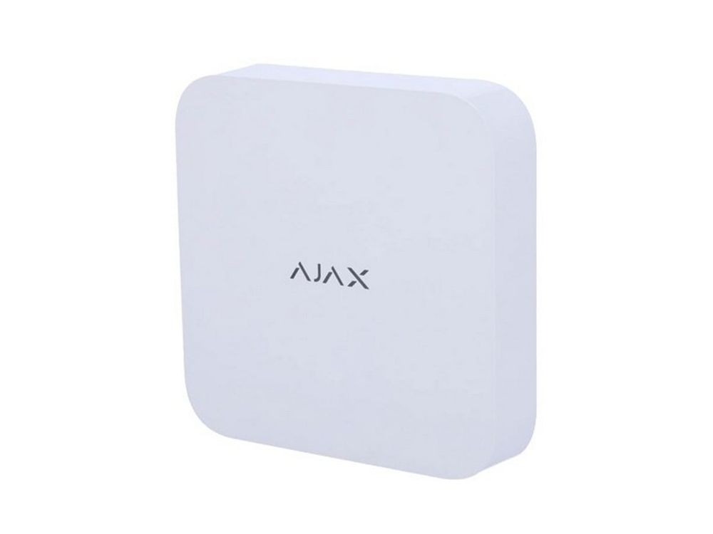 NVR 16 canale, 8MP 4K, stocare 1x SATA 16TB, 100Mbps, compatibil ONVIF, Ethernet, Bluetooth, IP20 Ajax NVR16(W)-70934