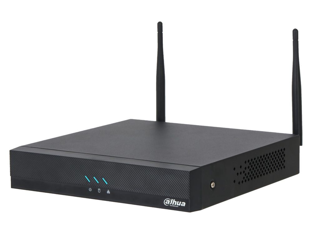 NVR wireless Dahua, 4 canale, Wi-Fi 6, 16MP, HDMI 4K, 1 HDD, AI SMD Plus, 80 Mbps, NVR2104HC-W
