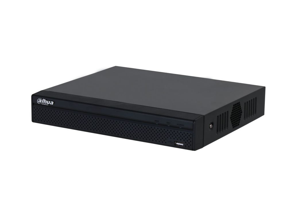 NVR Dahua 8 canale, suport camere 12MP, decodare 4K, AI SMD Plus, H.265, slot 1 HDD pana la 20TB, 80 Mbps, audio RCA, 2 porturi LAN, 12VDC, NVR2108HS-2N-4KS3