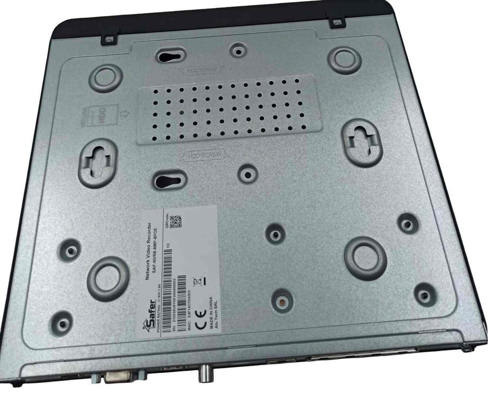 [RESIGILAT] Nvr 8 canale 8MP (4K), Safer, 8xPoE, Ultra 265, SAF-NVR8-8MP-8POE-R1
