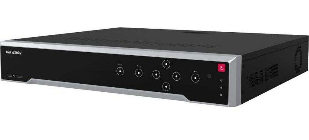 NVR 32 canale Hikvision DS-7732NI-M4/16P, 32 MP 8K, 16xPoE, latime de banda 320Mbps, 4x port SATA 16TB, Alarma 16/9