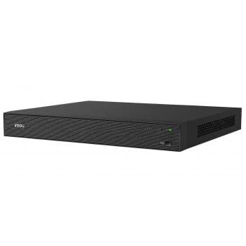 NVR 36 canale Imou NVR-N236P16-8A0E-P, 16 porturi PoE, 8 MP, H.265, 320 Mbps, HDMI 4K, 2xSATA 16 TB, 2x USB, microfon, difuzor, ONVIF