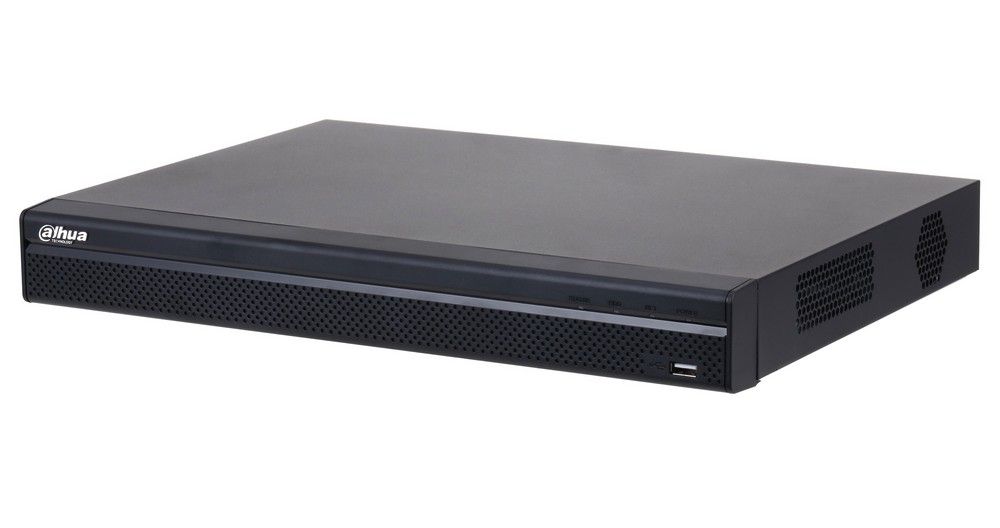 NVR 4 canale 1U, pana la 8MP, Latime de banda 160Mbps, Functii AI, 2 porturi SATA, Dahua NVR4204-4KS2/L