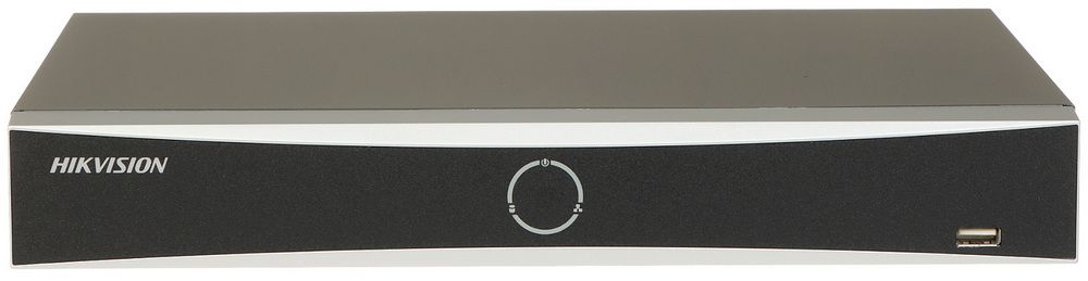 [RESIGILAT] NVR 4 canale cu PoE, AcuSense, 8MP 4K, 80 Mbps, 50W, 1U, 1x SATA, Hikvision DS-7604NXI-K1/4P-R1