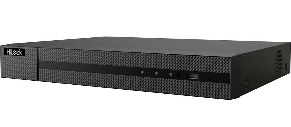 NVR 4 canale Hikvision HiLook NVR-104MH-C/4P(D), 8MP 4K, 40 Mbps, 4x PoE, 1x SATA max 8TB, HDMI, VGA