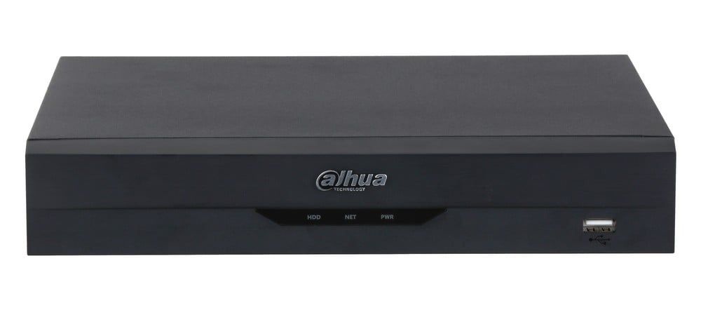 NVR 8 canale cu PoE, 72W, WizSense, pana la 16MP, latime de banda 256Mbps, 1x SATA, Dahua NVR4108HS-8P-EI