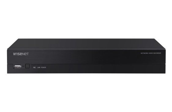 NVR 8 canale, Hanwha ARN-810S, 4K - 8MP, 1x port SATA, PoE, 60 Mbps, Audio, ONVIF