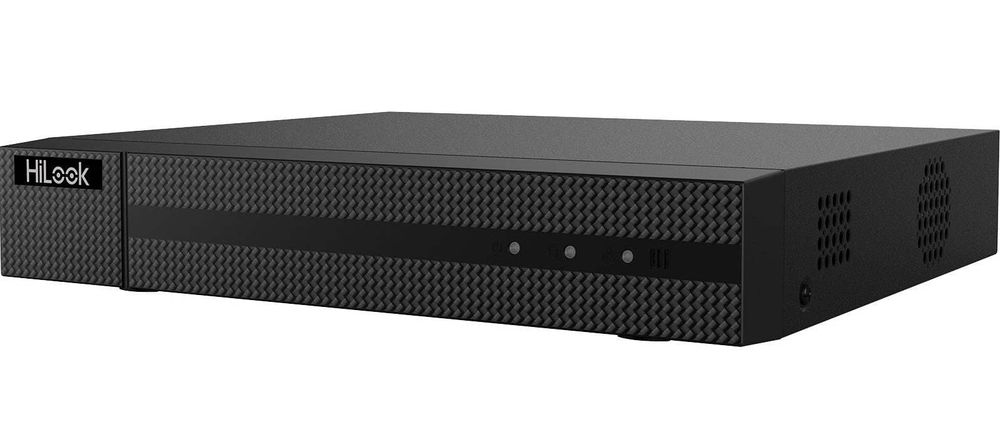 NVR 8 canale Hikvision HiLook NVR-108MH-C(D), 8MP 4K, 80 Mbps, Detectare miscare, 1x SATA max 8TB, HDMI, VGA