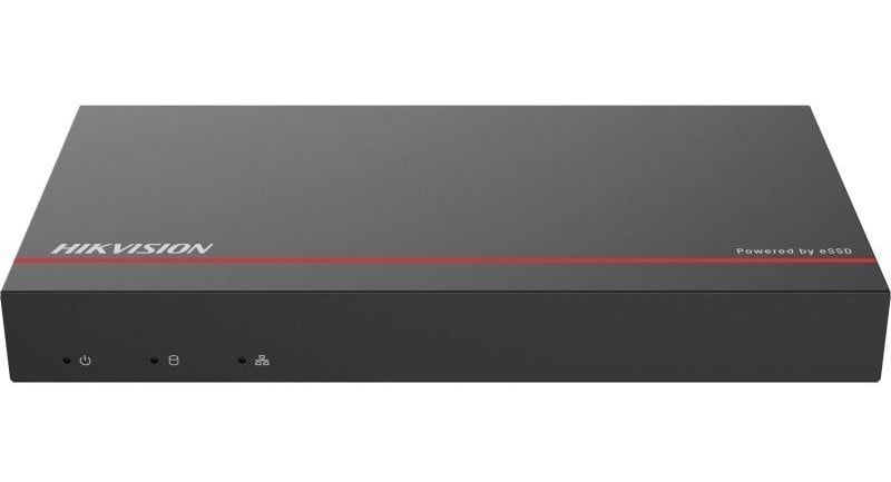 NVR 8 canale PoE, 4MP, latime de banda 60Mbps, SSD 1 TB incorporat, Hikvision DS-E08NI-Q1/8P