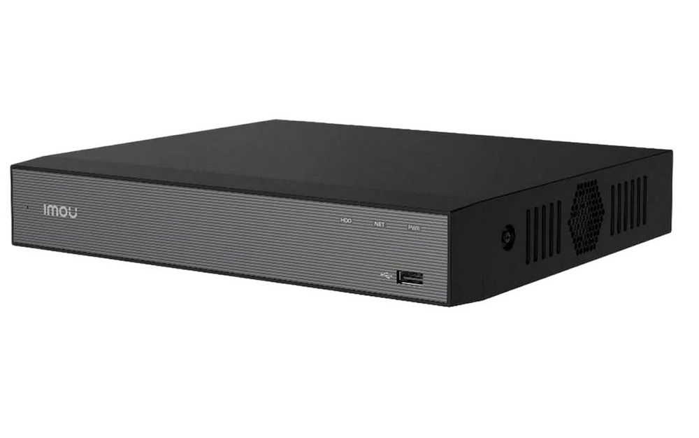 NVR IP Imou 10 canale, fara PoE, 4K UHD, AI detectie miscare/persoana/vehicul, 1xHDD slot pana la 16TB, NVR-N110-8A0E-P