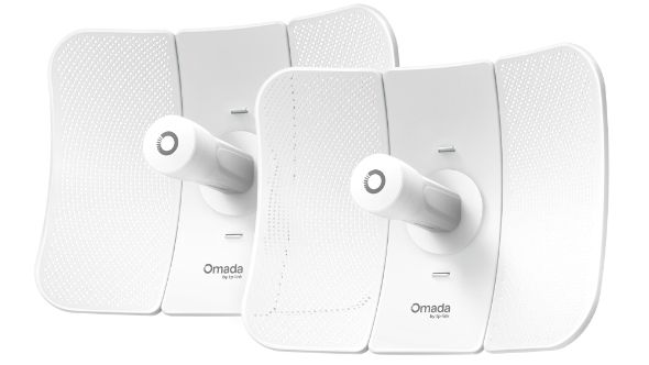 Kit bridge wireless PTP exterior Omada Beam Bridge 5 UR KIT, 5 GHz, 867 Mbps, 15 km, antene 23 dBi, PoE Gigabit, IP65