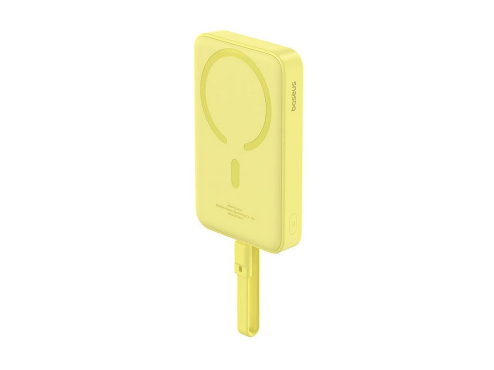 Baterie externa magnetica wireless, Baseus P1002210BY23-00, 10.000mAh, 30W, USB C, incarcarea a 2 dispozitive simultan