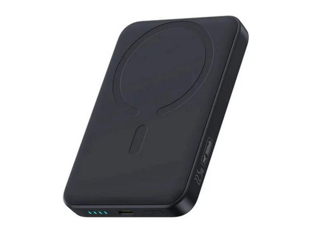 Power bank magnetic pentru telefon Baseus EnerFill FM11, 10000mAh, incarcare wireless, 22.5W, USB-C, negru, P1008210E123-00