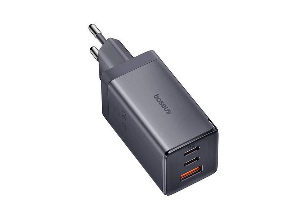 Incarcator Baseus P10110812827-Z1,65W, 2x USB Type C, 1x USB, 1x cablu USB C 1m inclus