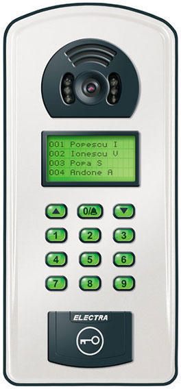 [RESIGILAT] Panou exterior pentru videointerfon Electra P4S.V91I-R1, camera video, carcasa aluminiu, IP44