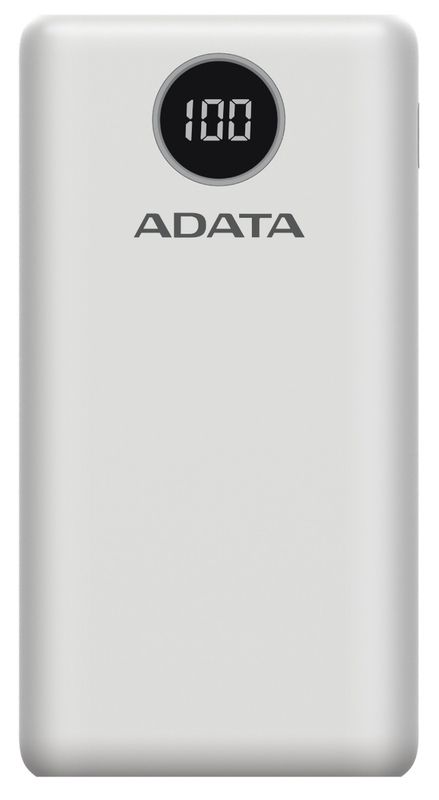 Powerbank 20000mAh W, incarcare rapida, Adata AP20000QCD-DGT-CWH