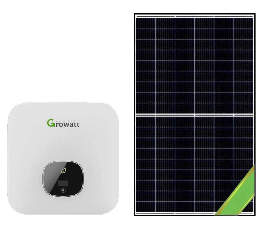 Pachet 3KW ON GRID Monofazat Canadian Solar si Growatt
