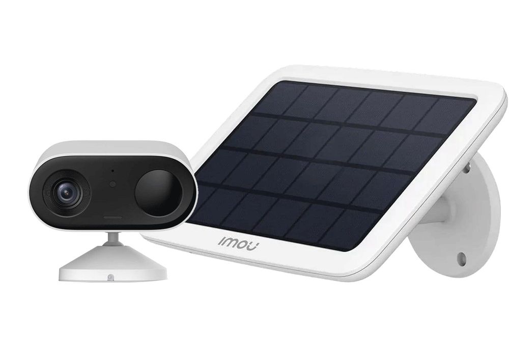 Pachet camera de supraveghere Imou CellGo si panou solar 3W, IPC-B32P-V2-FSP12