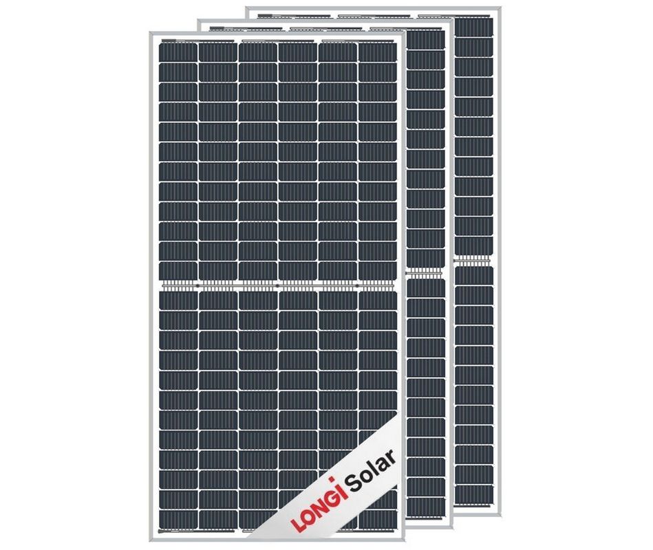 Pachet cu 7 panouri solare monocristaline de 450W Longi Solar, 3.15 kW, 12 ani garantie, LR4-72HPH-450M-X7