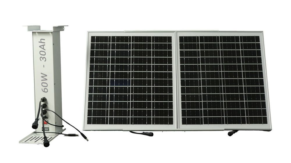 [RESIGILAT] Panou Solar, 60W, 16V, Acumulatori inclusi de 30 Ah, Safer SAF-SOL60W30AH-R
