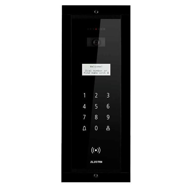 Panou exterior video pentru blocuri 40 apartamente Electra Smart VPM.BFR02.ELB04