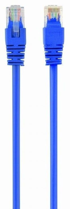 Patch cord UTP pentru retea SP-PT-CAT5-0.25M-BL, SPACER, Cat5e, cupru-aluminiu, 0.25 m, albastru, AWG26