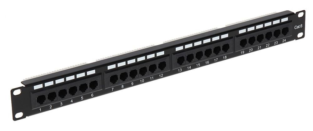 Patch Panel 24 porturi rackabil CAT6, PATCH PANEL6