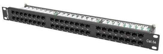 Patch panel 48 porturi 2U Rackabil CAT5e