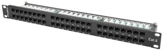 Patch panel 48 porturi 2U Rackabil CAT6