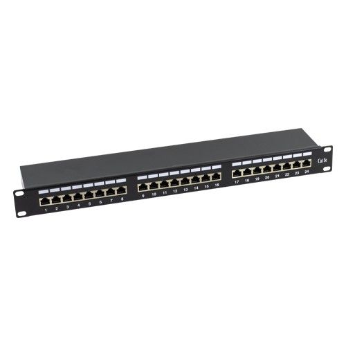 Patch Panel 1U FTP CAT5e, 24 de porturi RJ45, 150V, 1.5A, ASY-PP-FTP5E-24