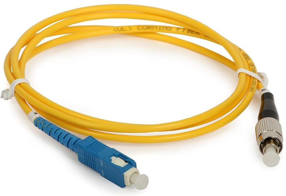 Patchcord pentru fibra optica Single Mode, 1m, SC-FC simplex, Safer L3213