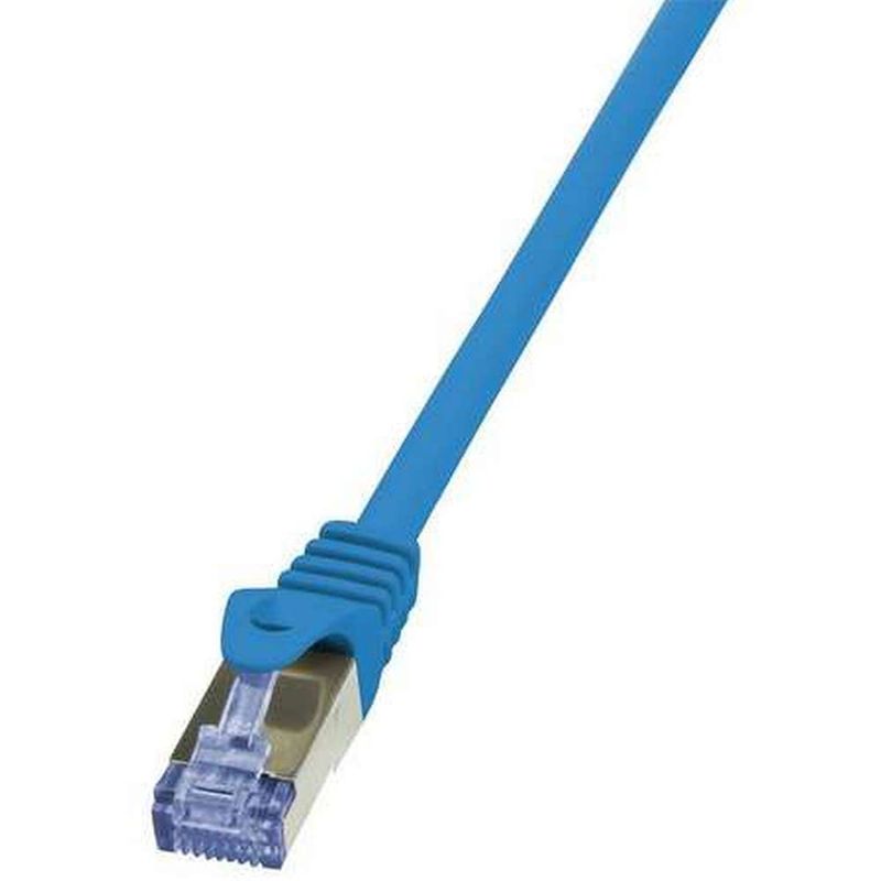 Patchcord S/FTP Cat 6A, 0.5M, Albastru, SFTP6A-0.5M-B, SAFER