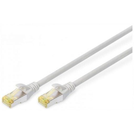 Patchcord S/FTP Cat 6A, 0.5M , Gri, SFTP6A-0.5M, SAFER