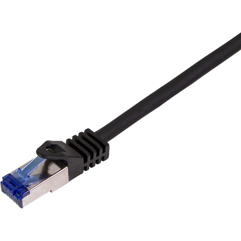 Patchcord S/FTP Cat 6A, 0.5M, Negru , SFTP6A-0.5M-BL, SAFER