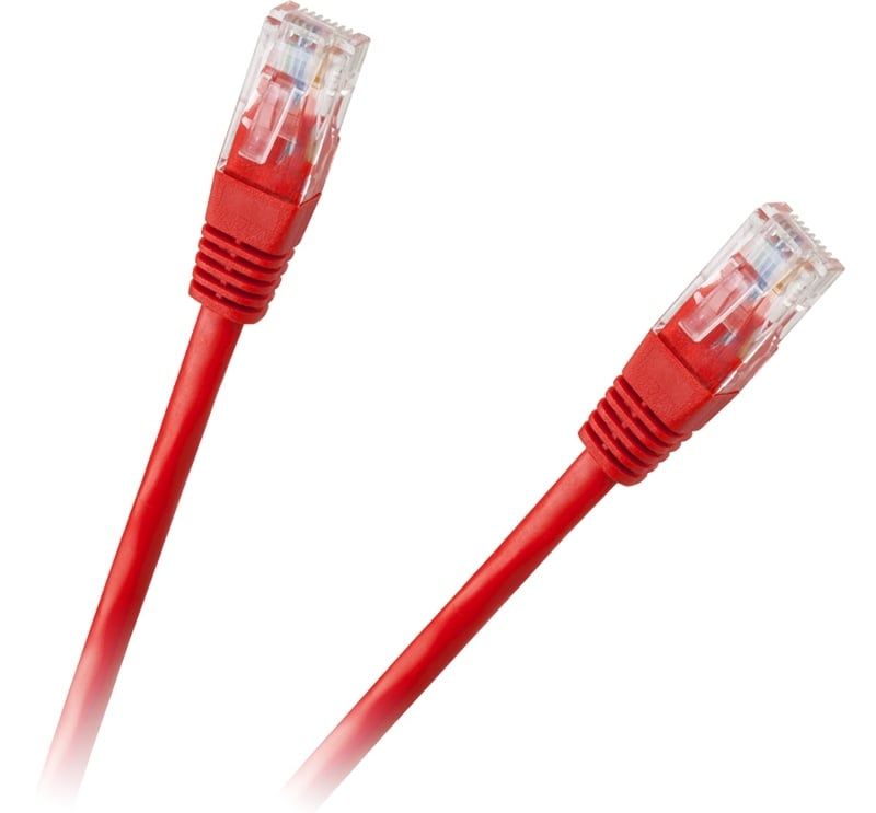 Patchcord UTP, material CCA, lungime 1m, rosu, Cabletech KPO2779B-1.0