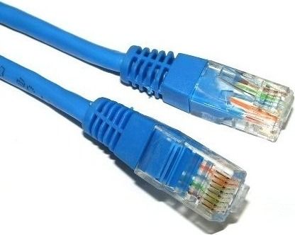 Patchcord UTP Cat5e, AWG26, lungime 3m, cupru-aliminiu, albastru, Spacer SP-PT-CAT5-3M-BL