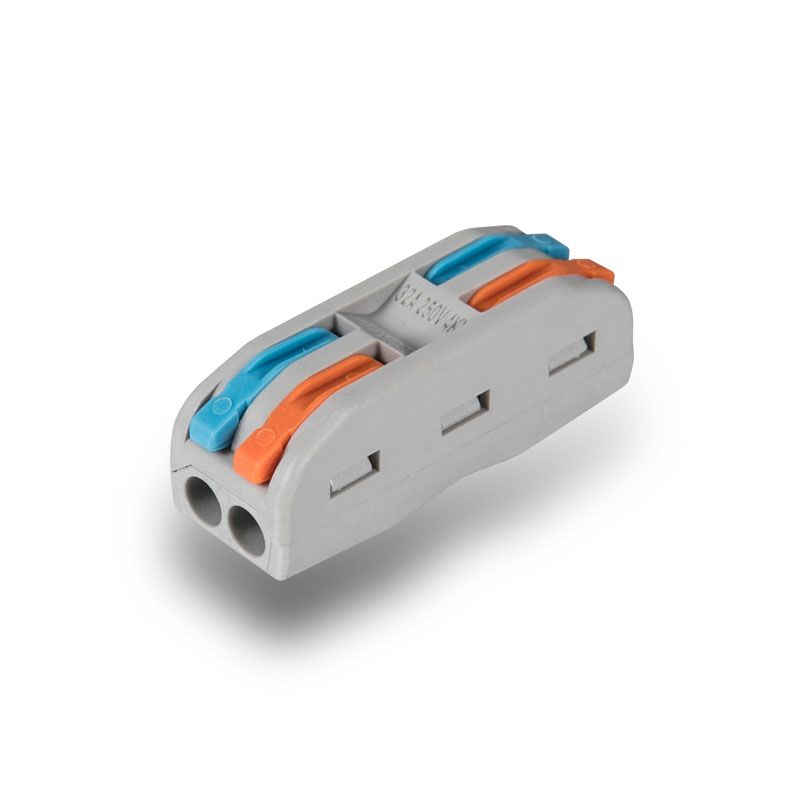 Set 10x conectori 2 poli pentru doza 0,08 - 2,5mm portocaliu/albastru