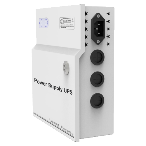 Sursa de alimentare pentru 4 camere de supraveghere, 12V 5A ajustabil, carcasa metalica, backup, cheie, 4KW, Safer SAF-XWU60-12-4