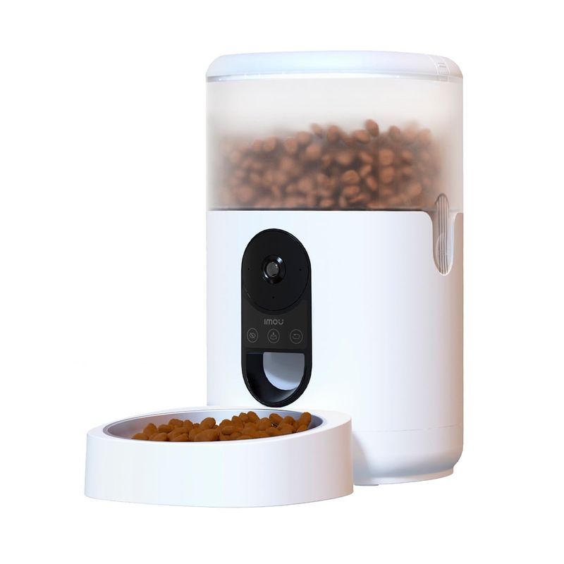 Hranitor automat animale Imou PET-PF1-4LSP, 4L, camera 4MP, Wi-Fi, audio bidirectional, control din aplicatie