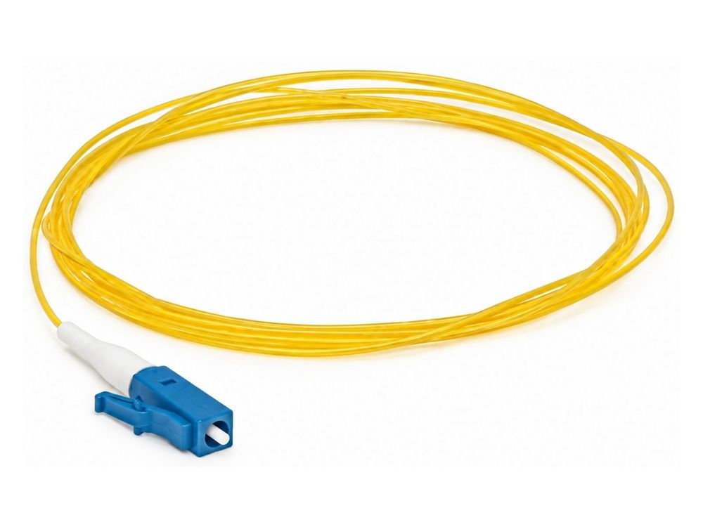 Pigtail fibra optica single-mode, LC/UPC, G.652D, 9/125um, 0.9mm, lungime 1m, OPTI PIG-LC
