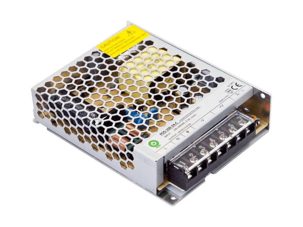 Sursa de alimentare in comutatie, 4.5 A, 24 V, eficienta 87%, POS Power, POS-100-24-C