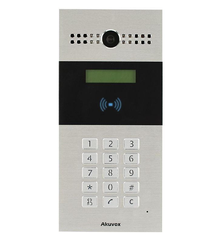Post de apel pentru Videointerfon IP SIP Akuvox 12V sau POE, blocuri  256 apartamente, R27A