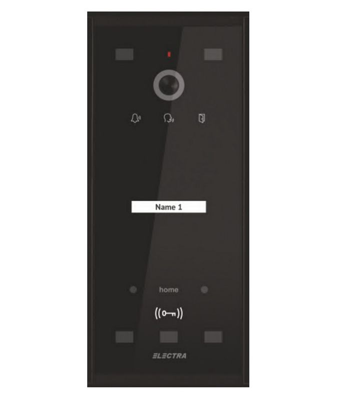 Post de exterior Electra, 1 familie, Aparent, 4 fire, acces cu card RFID, VPM.01S03.ELBH4