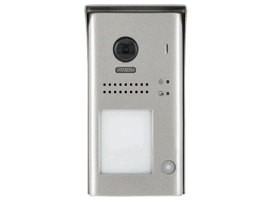 Post de exterior pentru videointerfon, 2 MP, lentila Fisheye, unghi vizual 170 grade, conexiune pe 2 fire, 1 apartament, DT607-ID-S1(v2)