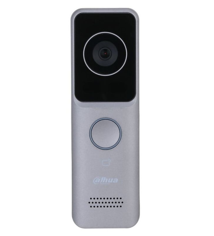 Post de exterior pentru videointerfon IP Dahua, Wi-Fi, camera 2MP cu IR, deblocare de pe telefon, card sau monitor, VTO2311R-WP