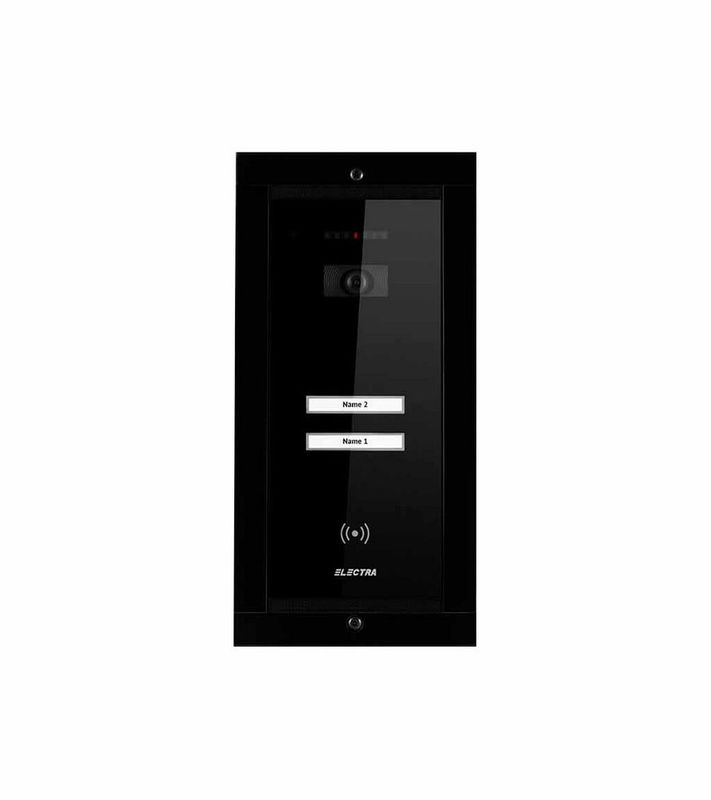 Panou video smart 4 fire incastrabil pentru 2 familii Electra VPM.2FR02.ELB04