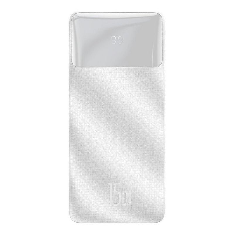Power bank Baseus PPBD050102, 2x USB, 1 USB Type-C, 20000mAh, 15W, afisaj digital