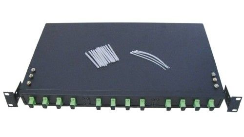 Patch Panel pentru fibra optica, 12 adaptori SC/APC, 12 suduri optice, 19inch, 482x250x44.5mm, Braun Group PPF-12SAPC-S